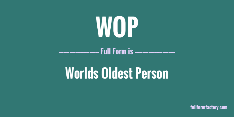 wop-full-form