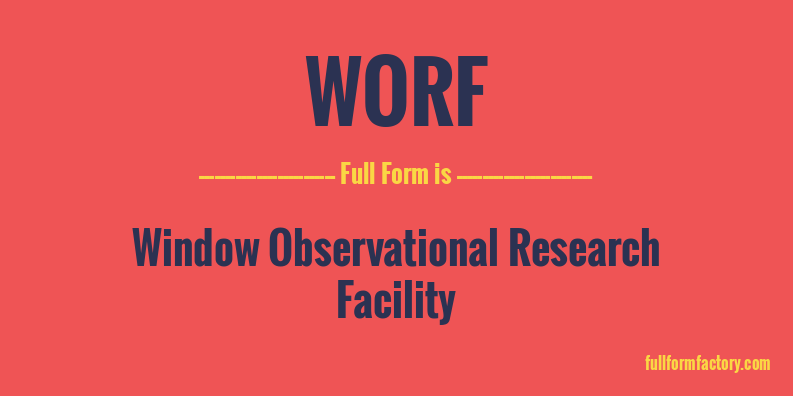 worf-full-form