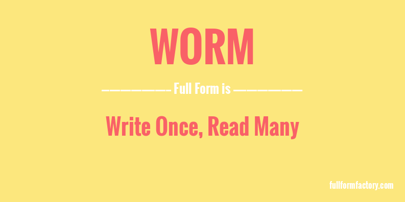 worm-full-form