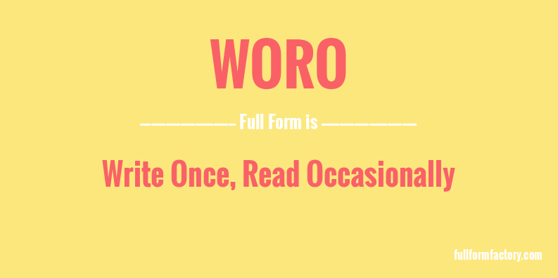 woro-full-form