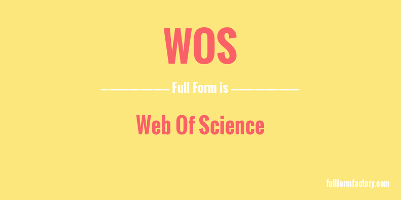 wos-full-form