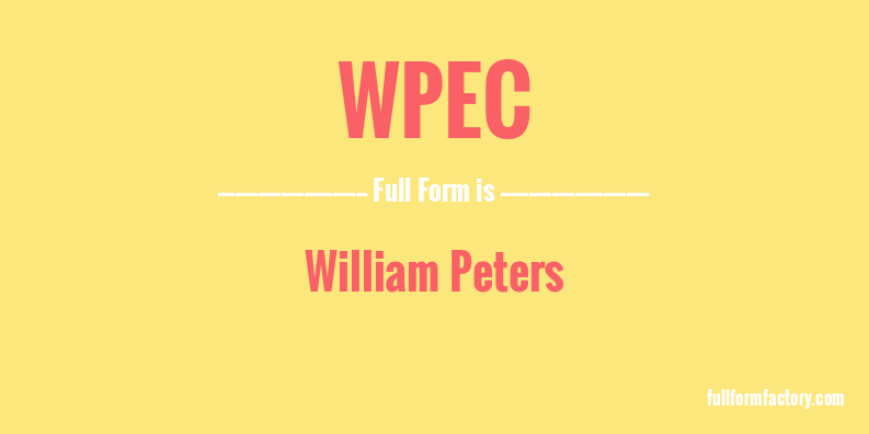 wpec-full-form