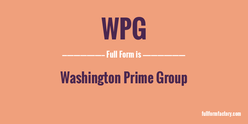 wpg-full-form