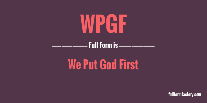 wpgf-full-form