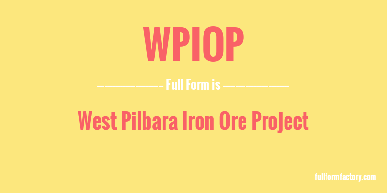 wpiop-full-form
