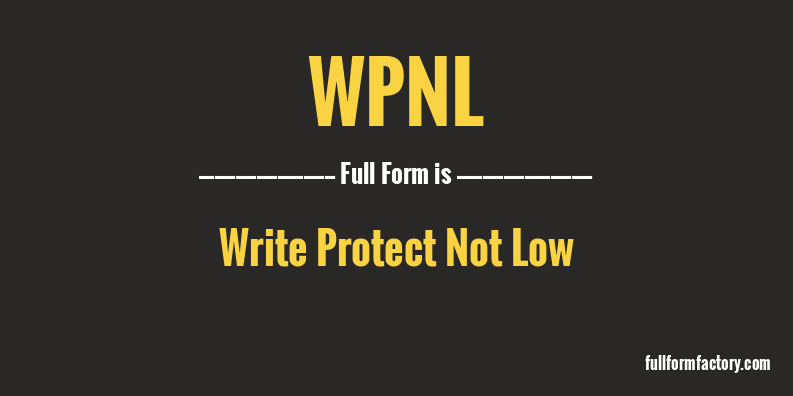 wpnl-full-form