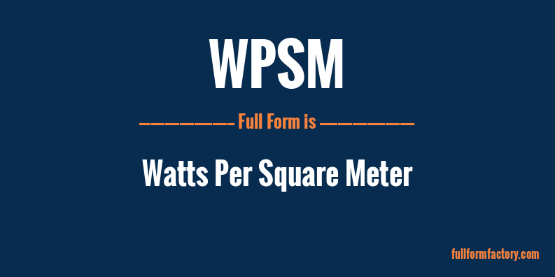 wpsm-full-form
