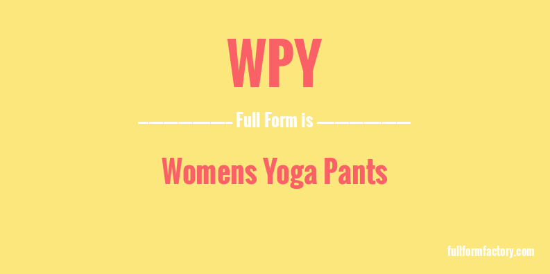 wpy-full-form