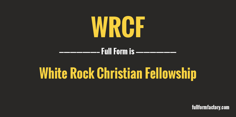 wrcf-full-form