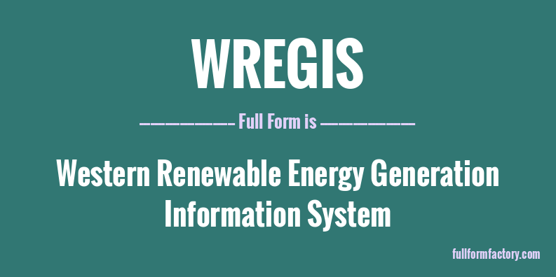 wregis-full-form