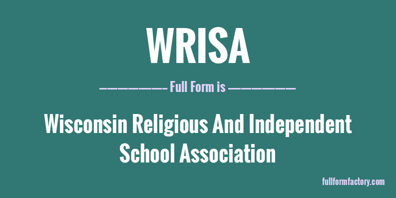wrisa-full-form
