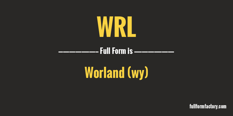wrl-full-form