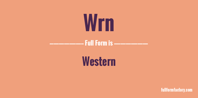 wrn-full-form