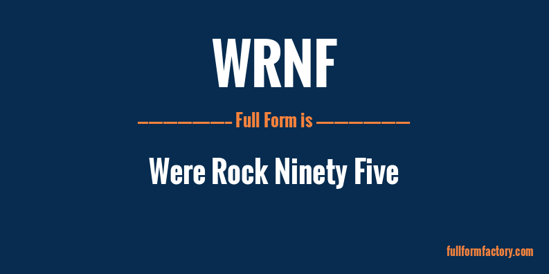 wrnf-full-form