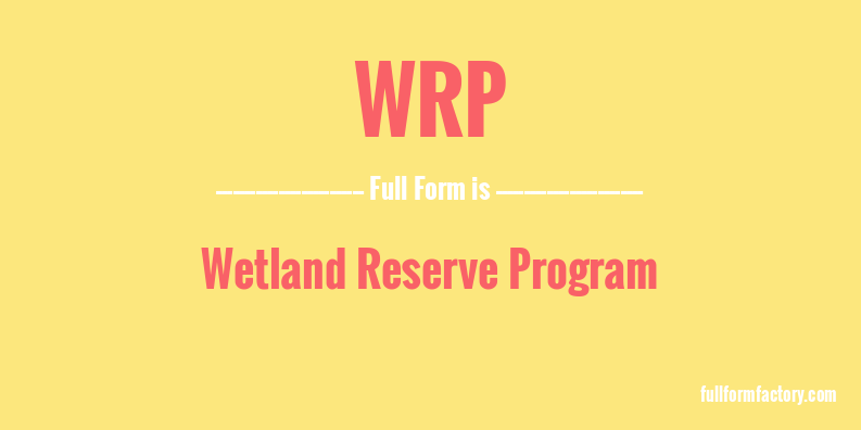 wrp-full-form