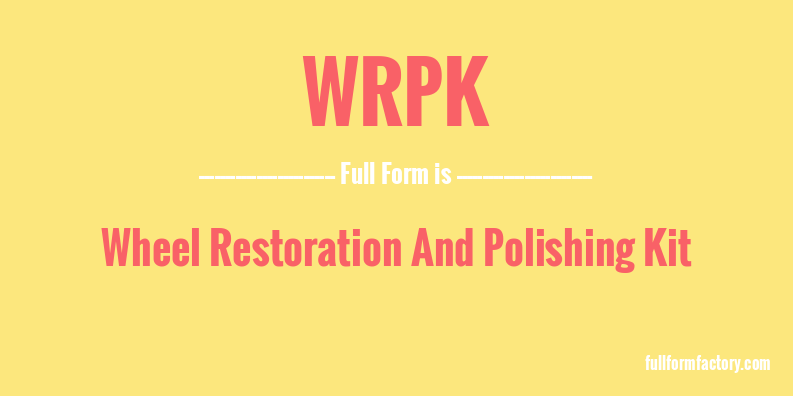 wrpk-full-form