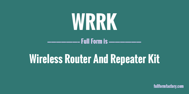 wrrk-full-form