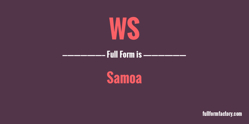 ws-full-form