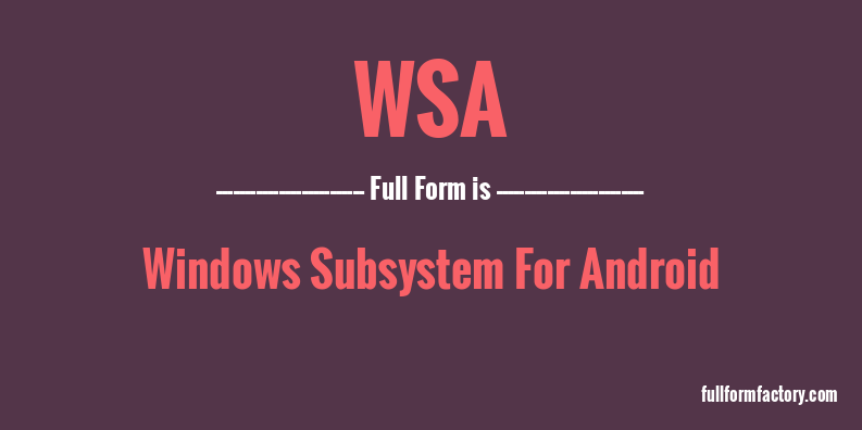 wsa-full-form