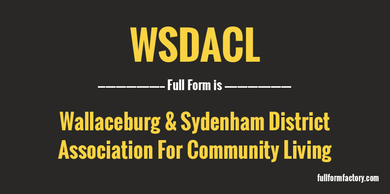 wsdacl-full-form