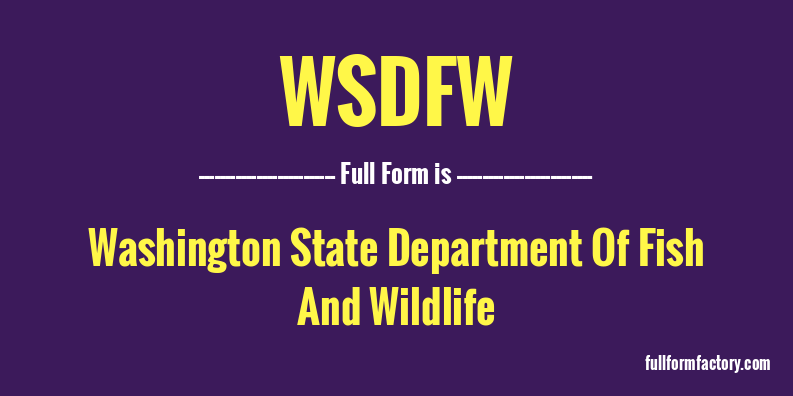 wsdfw-full-form