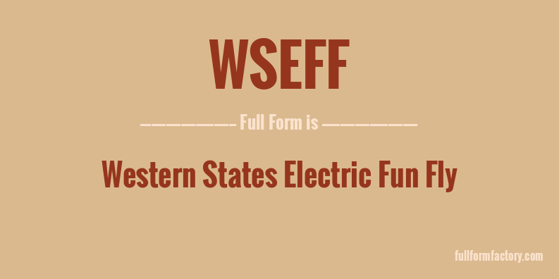 wseff-full-form