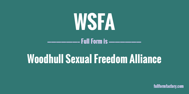 wsfa-full-form