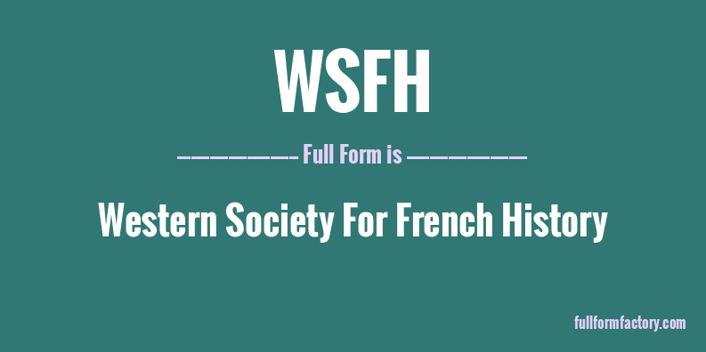 wsfh-full-form