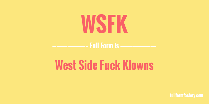 wsfk-full-form