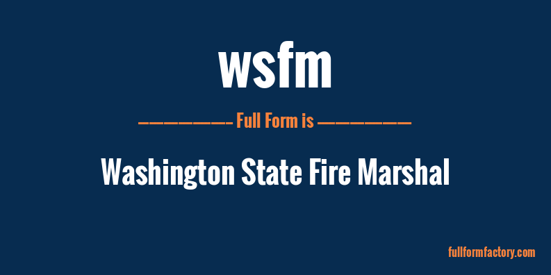 wsfm-full-form