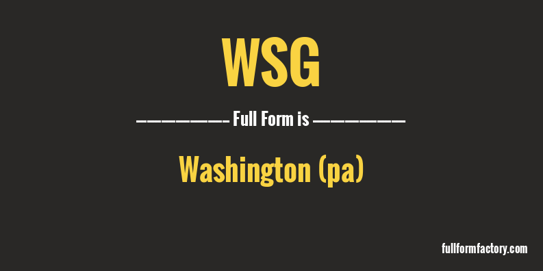 wsg-full-form