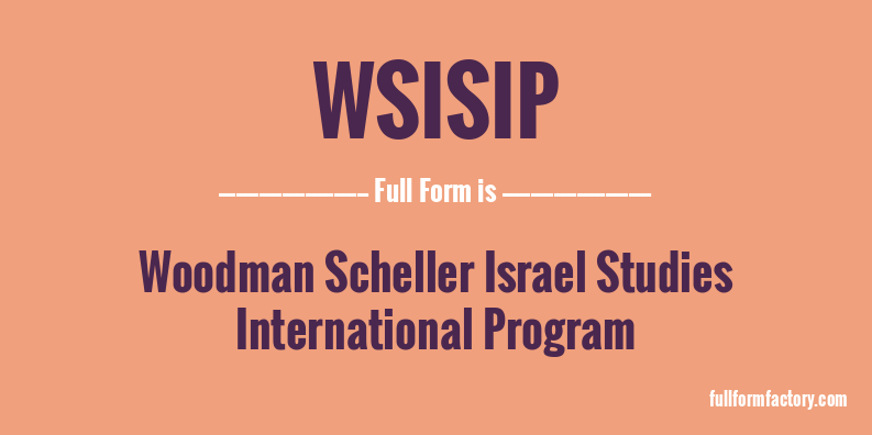 wsisip-full-form