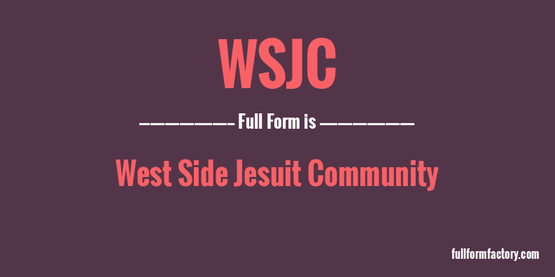 wsjc-full-form