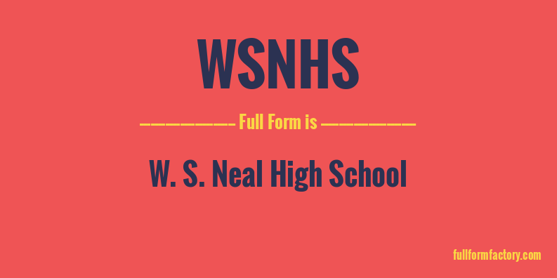 wsnhs-full-form