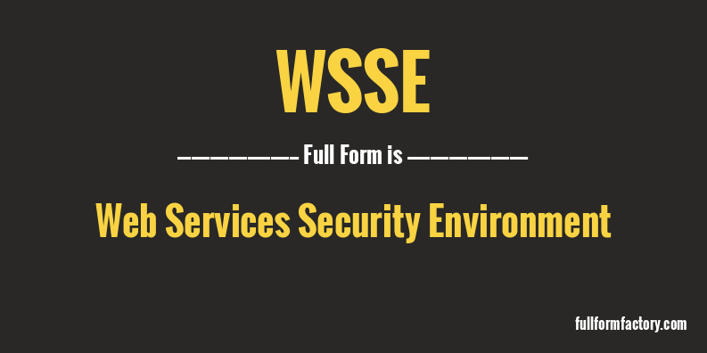 wsse-full-form