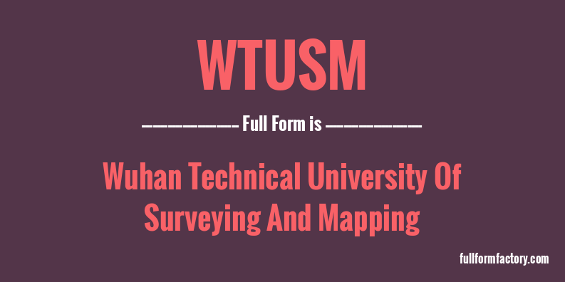 wtusm-full-form