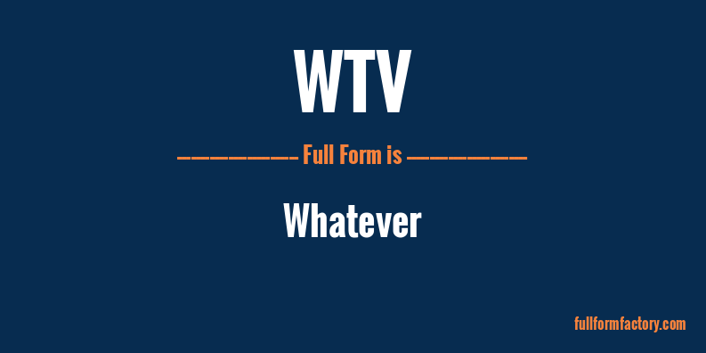 wtv-full-form