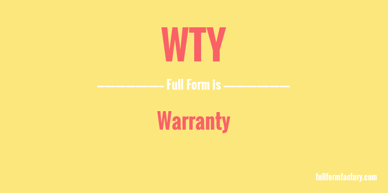 wty-full-form