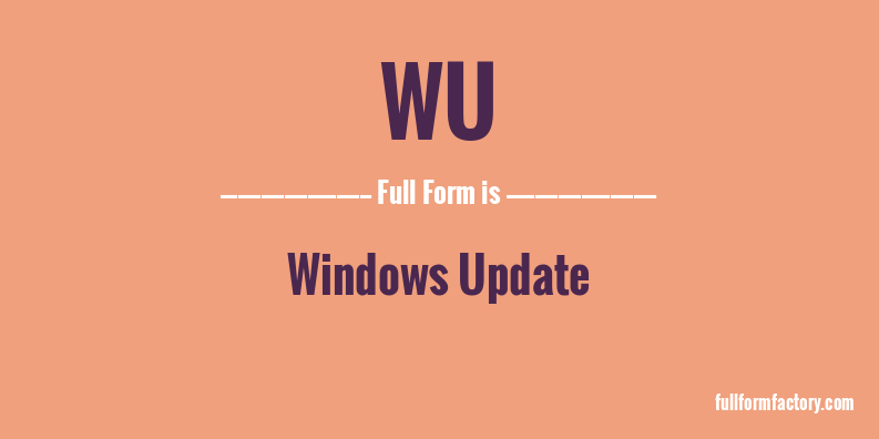 wu-full-form