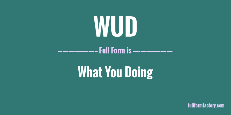 wud-full-form