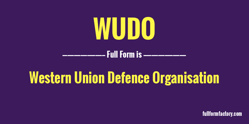 wudo-full-form