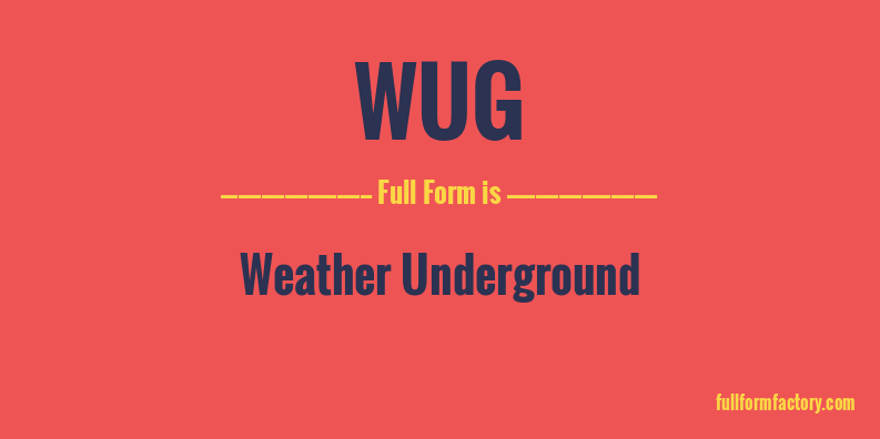 wug-full-form