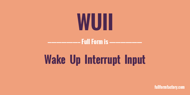 wuii-full-form