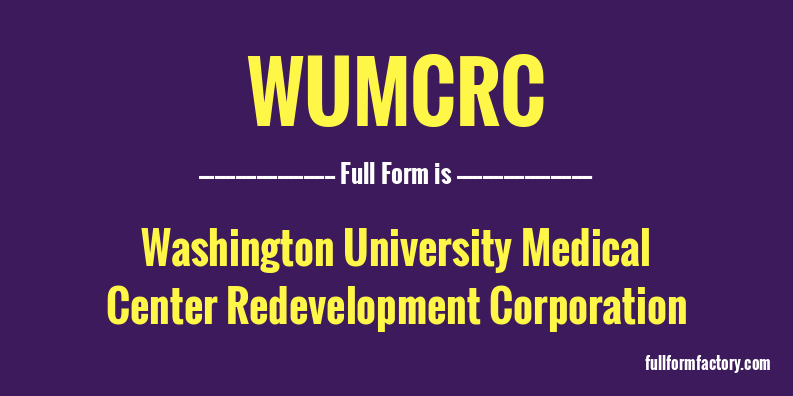 wumcrc-full-form
