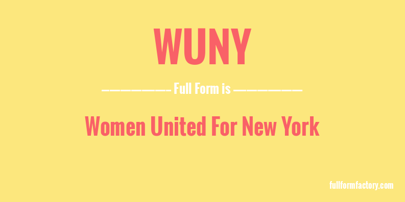 wuny-full-form