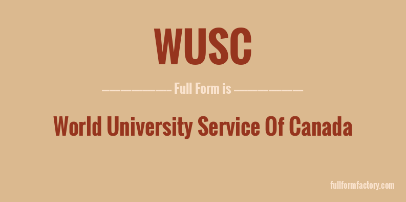 wusc-full-form
