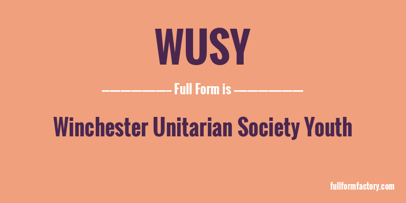 wusy-full-form