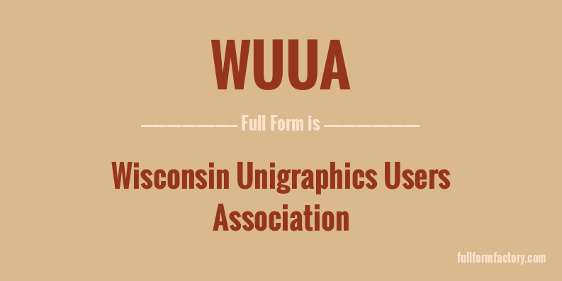 wuua-full-form