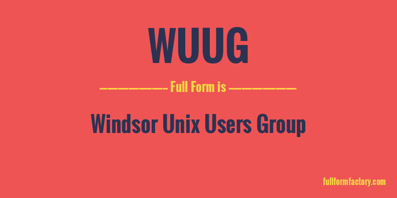 wuug-full-form
