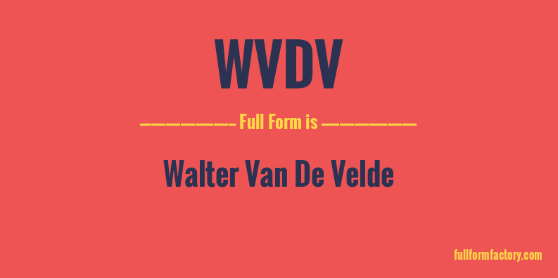 wvdv-full-form